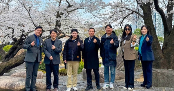 우리 대학, 수원대 및 백석예대 관계자 단체 사진